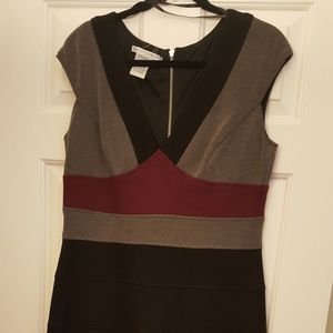 Maggie London fitted striped dress